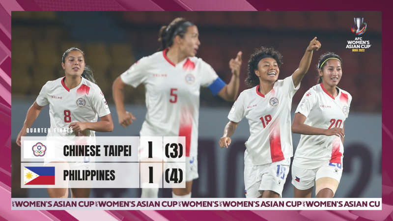 #WAC2022 - Quarter-Final | Chinese Taipei 1 - 1 (3 - 4 PSO) Philippines