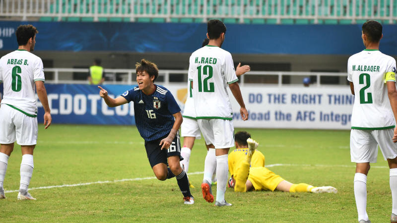 Afc U 19 Championship 18 Group B Japan V Iraq
