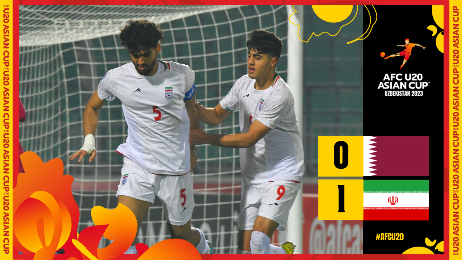 #AFCU20 - Group B | Qatar (QTR) 0-1 Islamic Republic Of Iran (IRN)