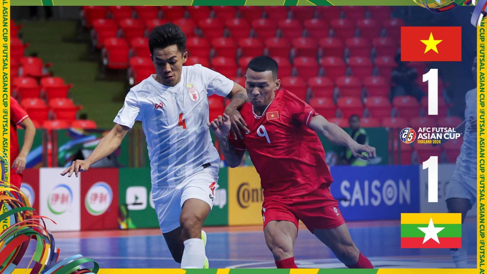 AFC Futsal Asian Cup 2024 Group A Thailand set early marker; Myanmar