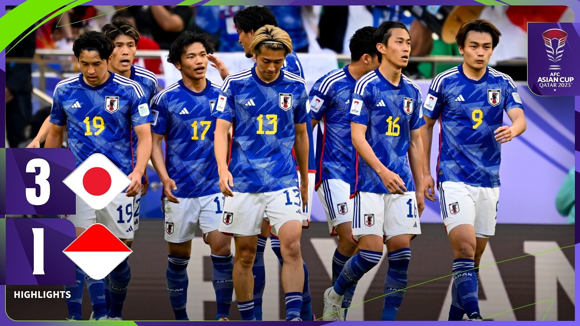 المجموعة الرابعة: اليابان 3 - إندونيسيا 1