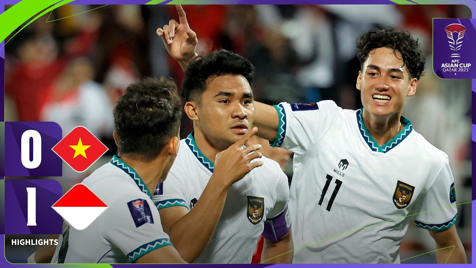 المجموعة الرابعة: فيتنام 0 - إندونيسيا 1