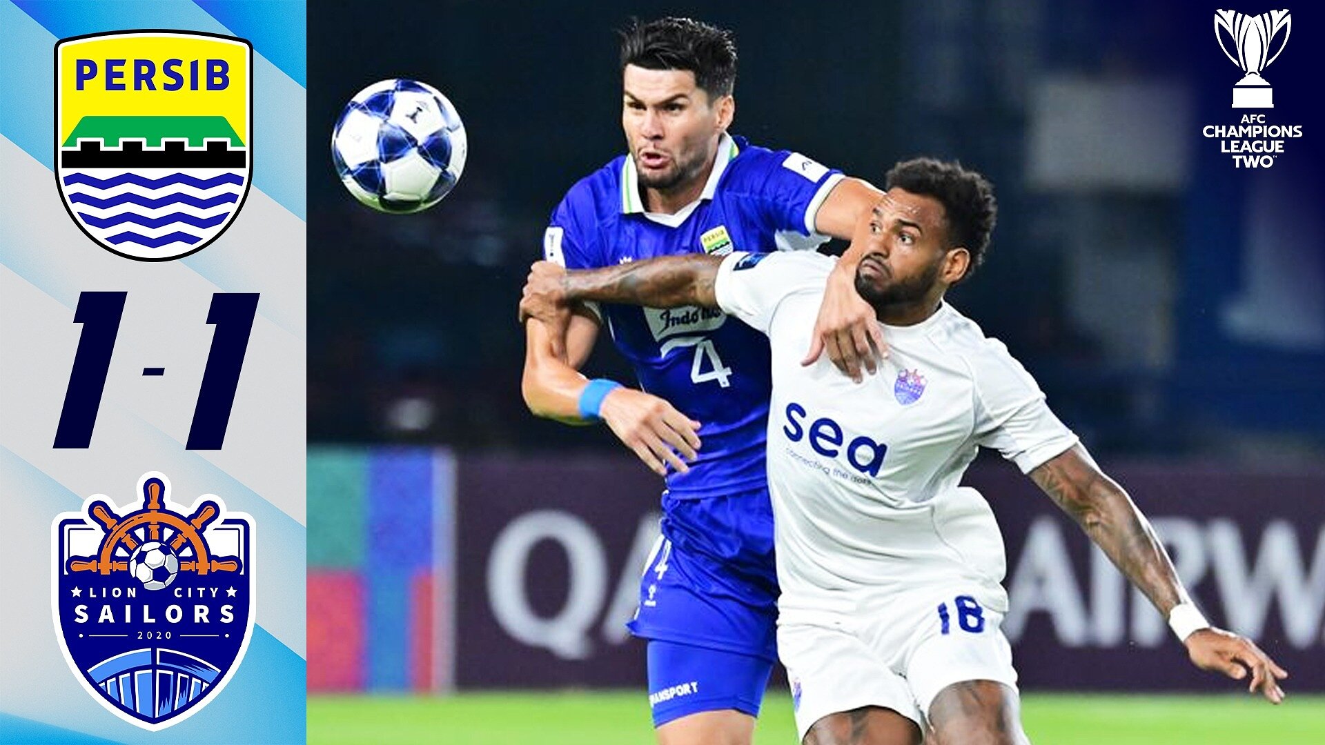 AFC Champions League Two - Group G: Persib Bandung (IDN) 1-1 Lion