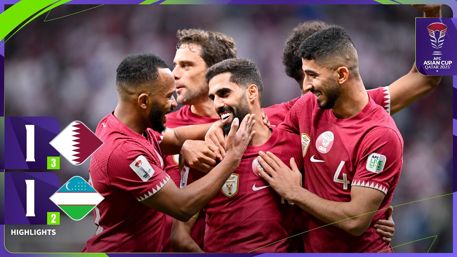 ربع النهائي: قطر تتغلب على أوزبكستان بركلات الترجيح