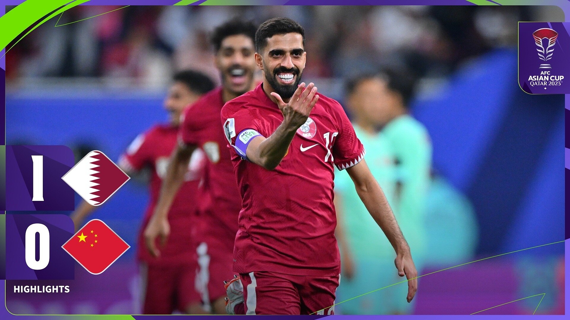 المجموعة الأولى: قطر 1 - الصين 0