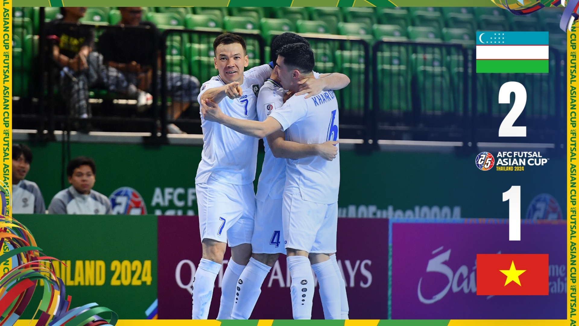 #ACFutsal2024 | Quarter-final : Uzbekistan 2 - 1 Vietnam