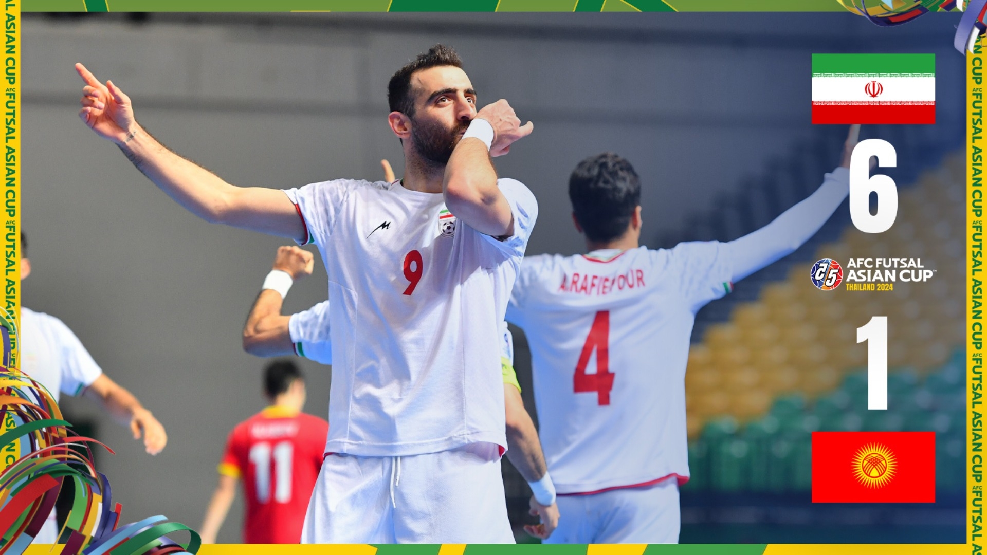 #ACFutsal2024 | Quarter-final : IR Iran 6 - 1 Kyrgyz Republic