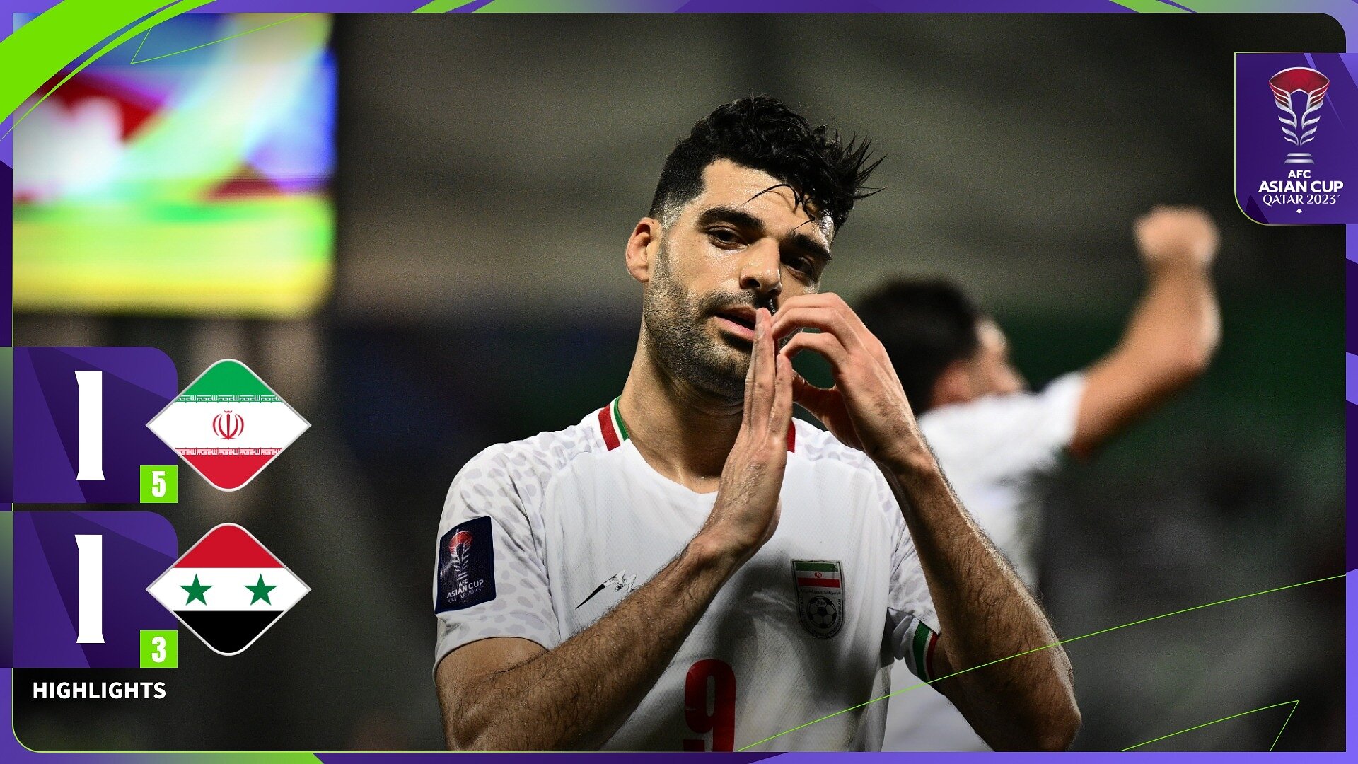 دور الـ16: إيران تفوز على سوريا بركلات الترجيح