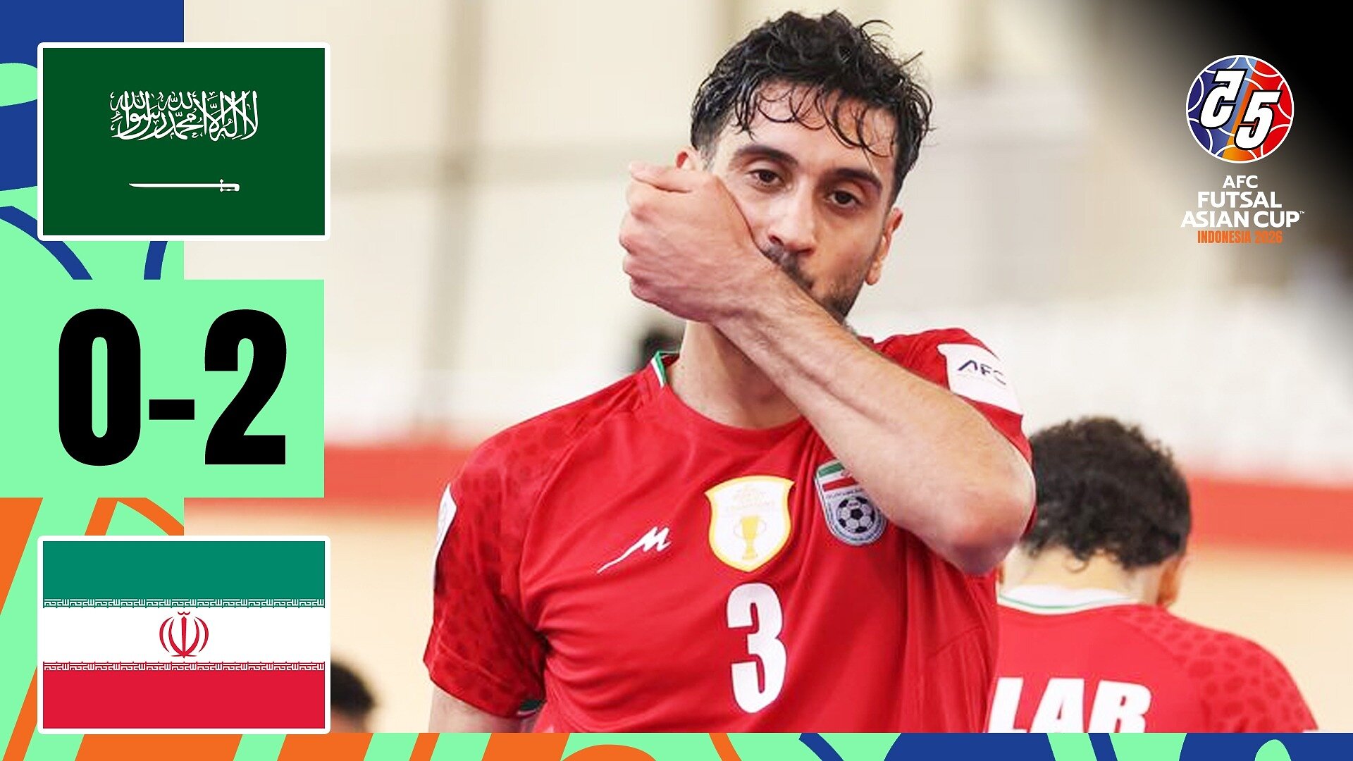 #ACFutsal2026 | Group D: Saudi Arabia 0-2 IR Iran
