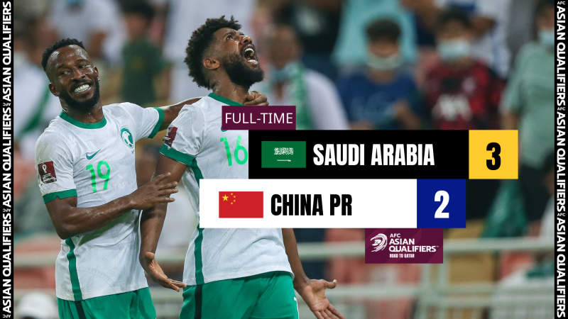 #AsianQualifiers - Group B | Saudi Arabia 3 - 2 China PR