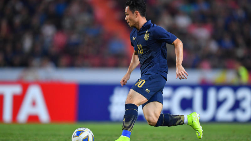 AFCU23 Supachok Sarachat Thailand Vs Bahrain 